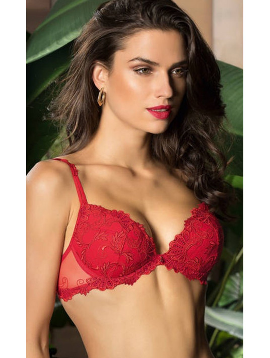 Lise Charmel rouge Soutien-gorge coque DRESSING FLORAL
