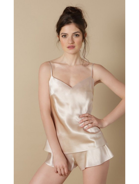 Pure silk top ODON