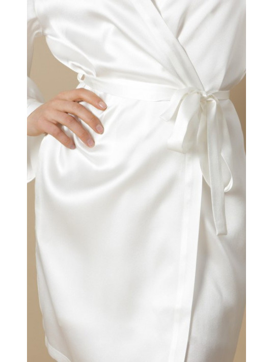 Dressing gown 100% silk Marjolaine 