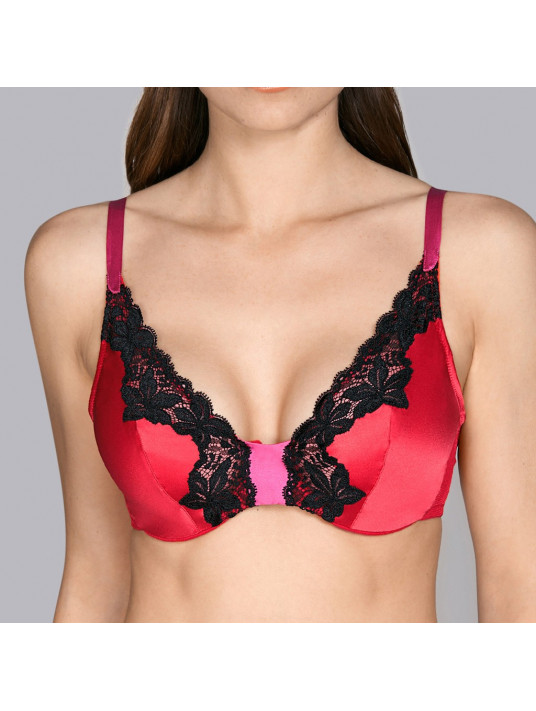 ANDRES SARDA red Full cup bra MICHELANGELO