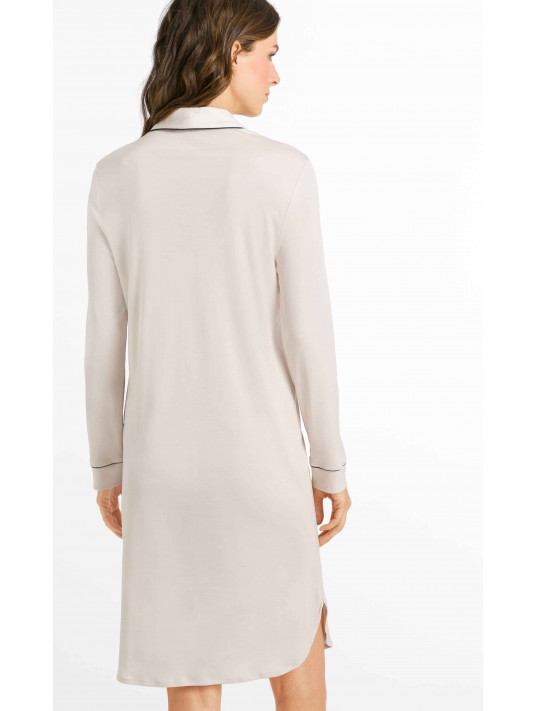 Hanro Chemise de nuit beige NATURAL COMFORT