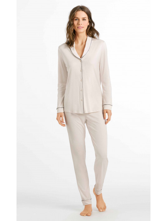 hanro pyjama beige NATURAL COMFORT