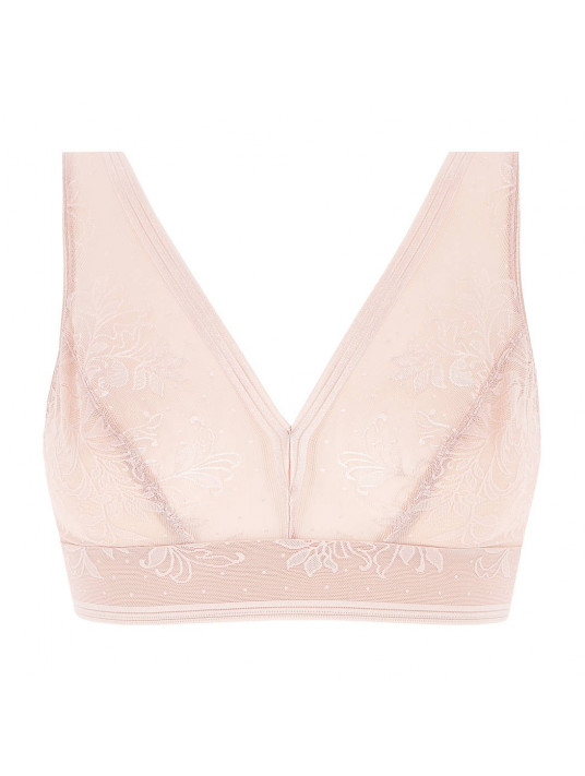 Lingerie Wacoal Non wired bralette pink NET EFFECTS