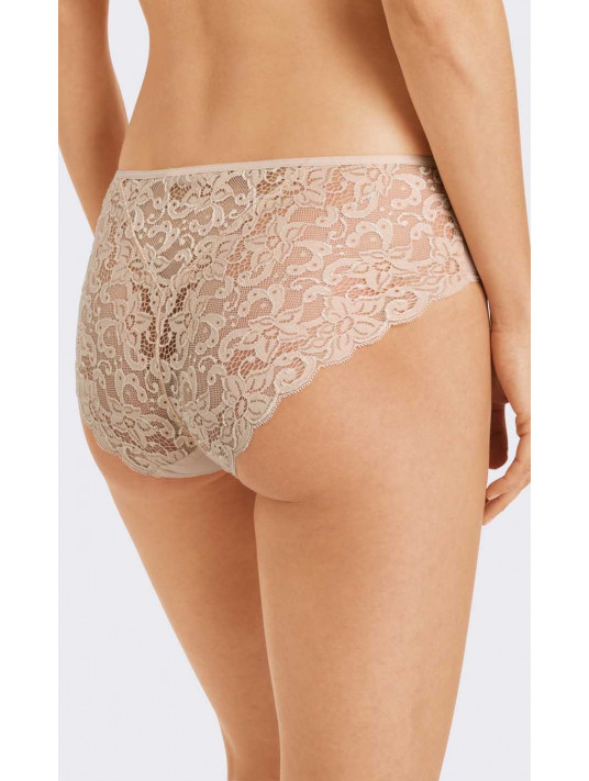 Hanro cotton briefs with lace MOMENTS
