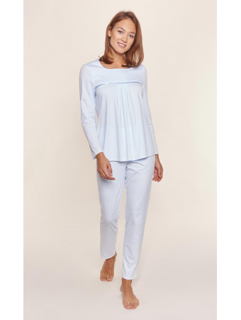 Pyjama en coton bleu feraud 
