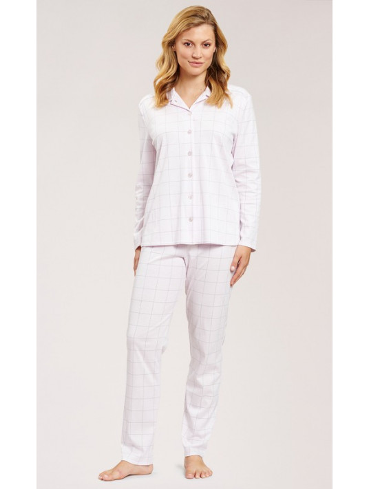 Pyjama en coton rose careaux feraud