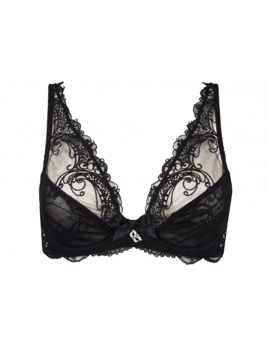 lise charmel soutien-gorge triangle armatures SOIR DE VENISE noir 