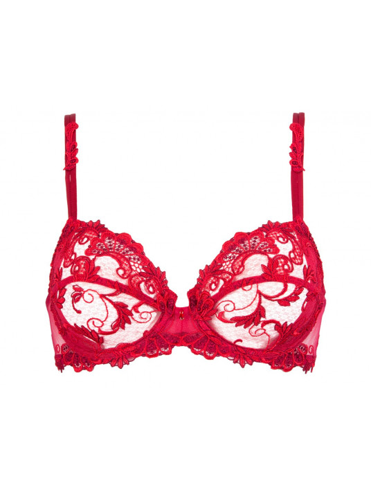 Lise Charmel rouge Soutien-gorge armatures DRESSING FLORAL