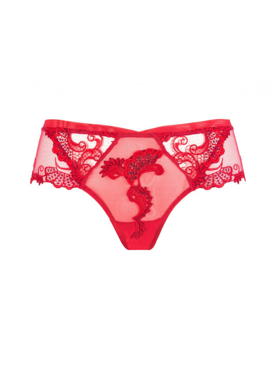 Lise Charmel red Lace shorty DRESSING FLORAL