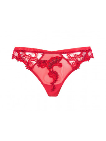 Lise Charmel red Lace thong DRESSING FLORAL