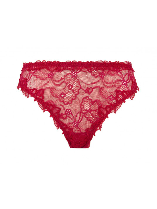 Seduction brief made with Calais lace by Lise Charmel red Collection ...