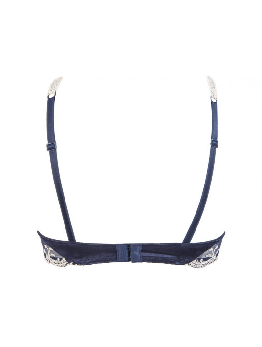 Soutien-gorge armatures soie SPLENDEUR bleu marine lise charmel