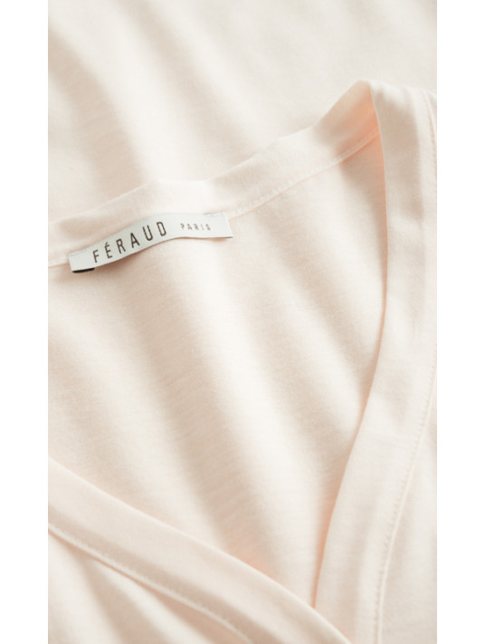 Cotton nightgown feraud short sleeves
