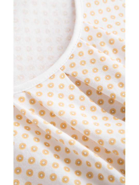 Printed cotton nightgown feraud