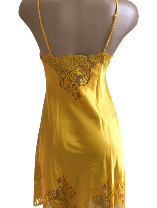 Marjolaine Yellow dress nightgown Oceanna
