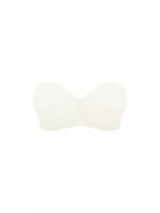 Wacoal halo lace bandeau bra ivory Wacoal halo lace bandeau bra ivory