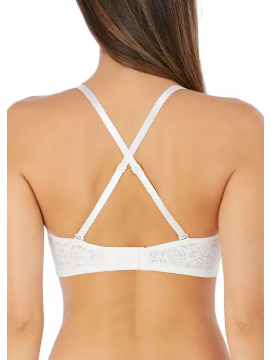 Wacoal halo lace bandeau bra ivory Wacoal halo lace bandeau bra ivory