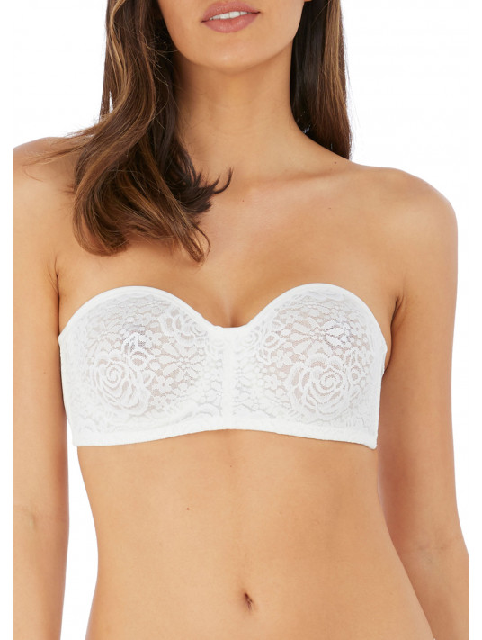 Soutien-gorge bandeau ivoire wacoal Halo