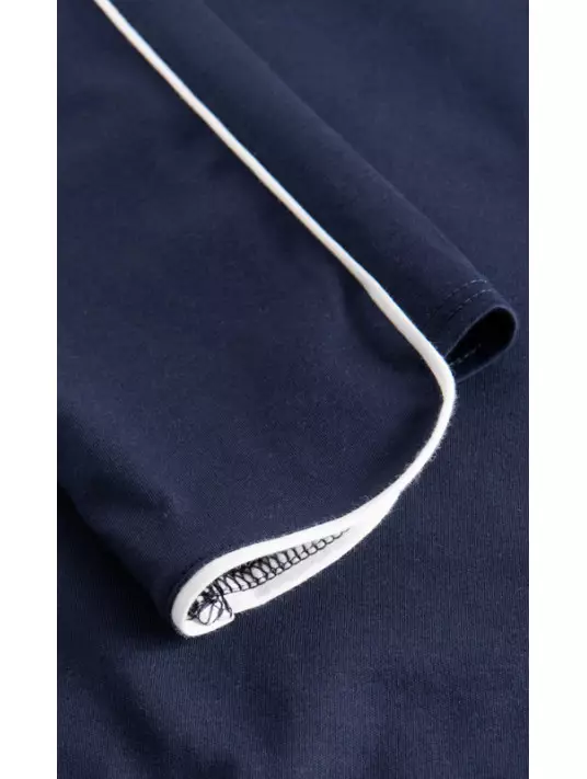 Féraud Pyjama en coton manches longues marine Féraud Pyjama en coton manches longues marine