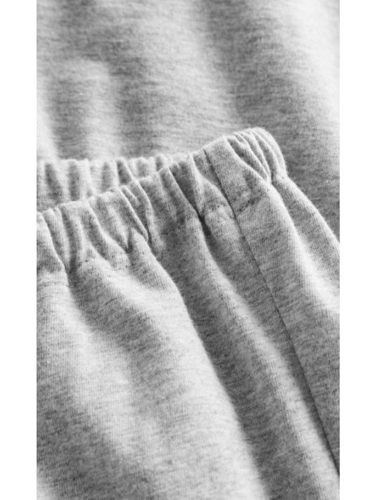 Féraud Pyjama manches courtes en coton gris