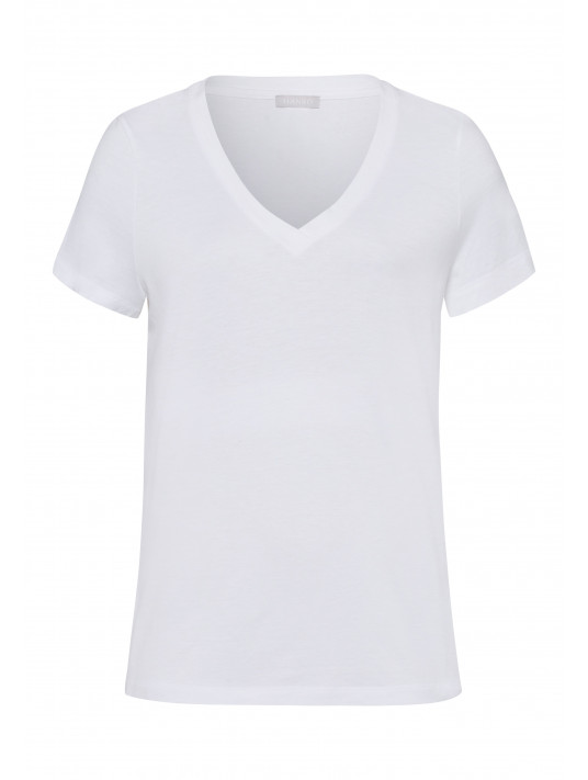 Hanro White tee-shirt Sleep&Lounge