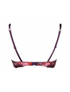red bordeaux padded bra lise charmel