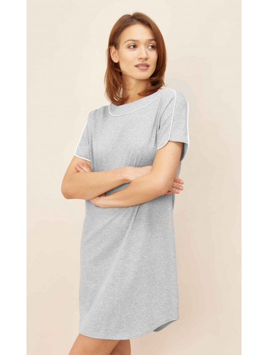 grey cotton nightgown feraud