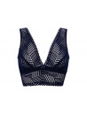 antigel Bralette blue TRESSAGE GRAPHIC