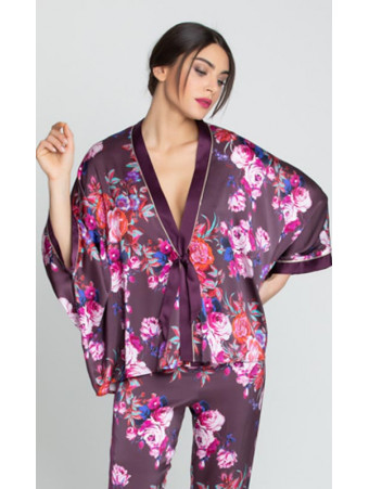 Silk Kimono AVEU EN FLEURS