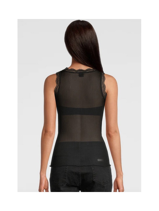 debardeur soie oscalito noir