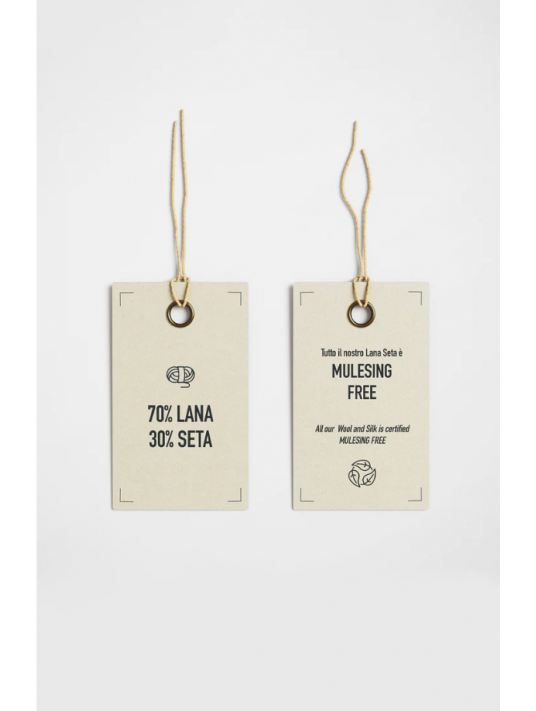 etiquette oscalito laine et soie