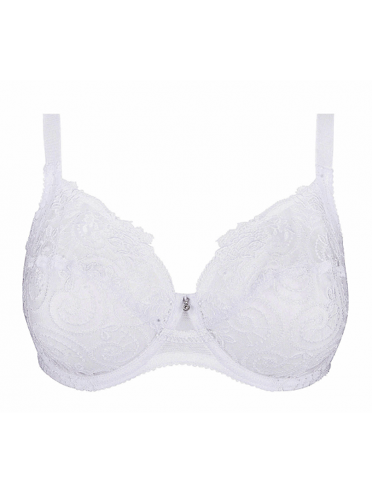 Lise charmel Soutien-gorge bien-être blanc CRYSTAL POESIE