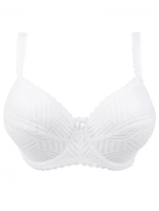 underwired bra antigel lingerie white