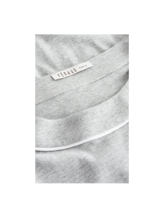 Long sleeved cotton nightgown