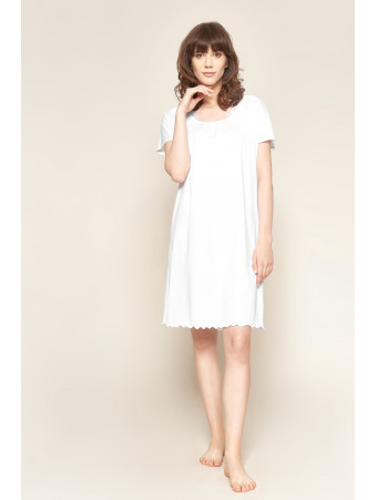 Cotton short sleeved nightgown