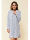 feraud Long sleeved cotton nightgown