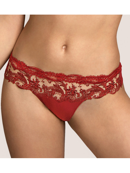 Andres Sarda Shorty thong COOPER red
