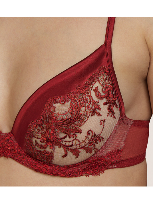 andres sarda Full cup underwired bra COOPER red