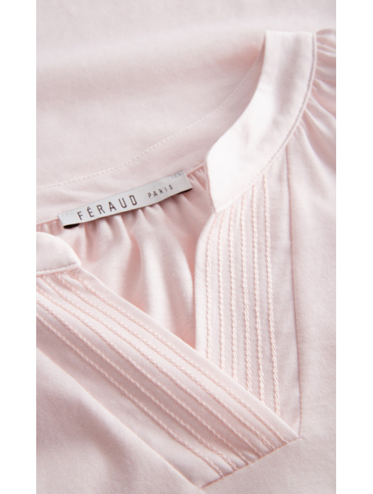 Feraud Long-sleeved pink cotton pyjama