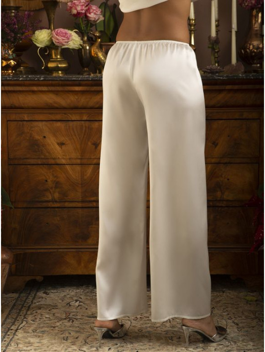 ivory silk pants marjolaine