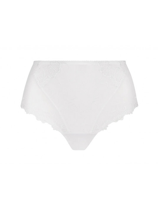 High brief white DRESSING FLORAL