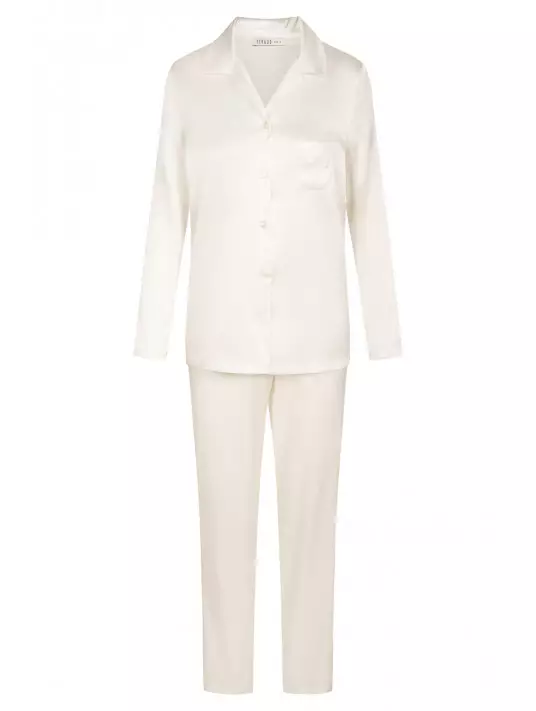 feraud Pyjama manches longues ivoire SOIE feraud Pyjama manches longues ivoire SOIE