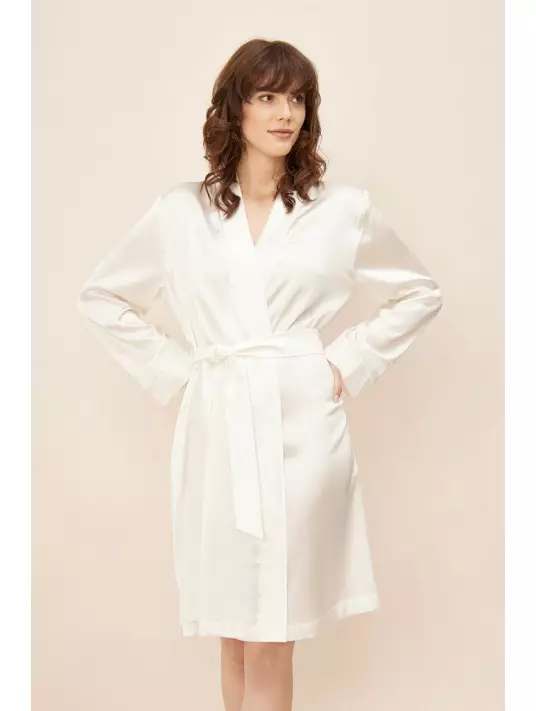 Feraud Long-sleeved dressing gown SILK Feraud Long-sleeved dressing gown SILK