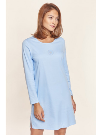 Feraud blue Long-sleeved nightgown COTTON