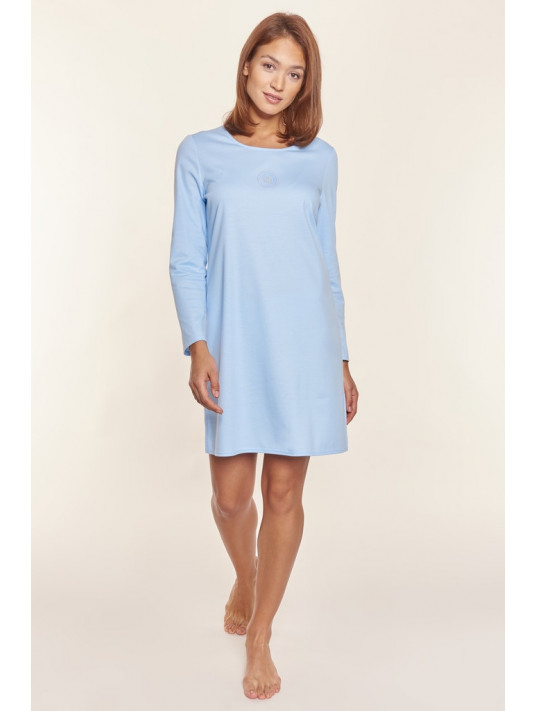 Feraud blue Long-sleeved nightgown COTTON