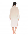 Robe de chambre boutonnée polaire beige PILUS