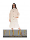 Pilus Robe de chambre boutonnée beige TINAEL