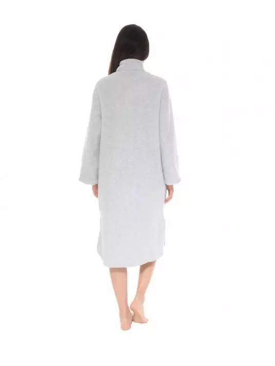 PILUS Robe de chambre boutonnée grise TINAEL PILUS Robe de chambre boutonnée grise TINAEL