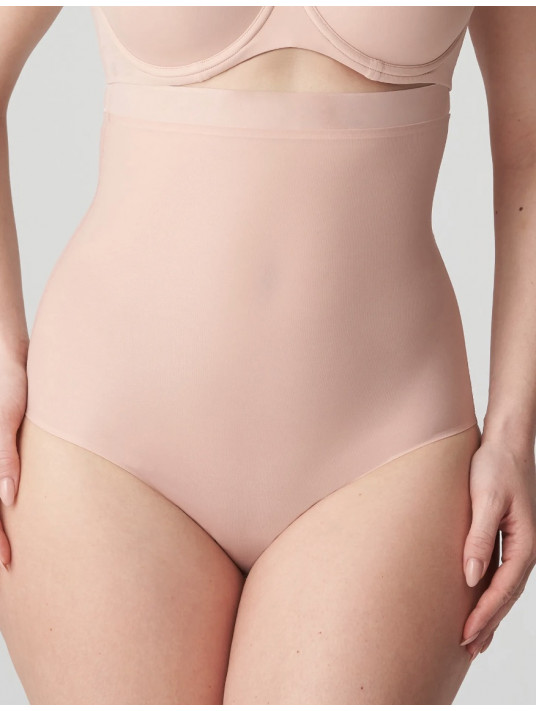 Slip taille haute gainant rose poudré prima donna