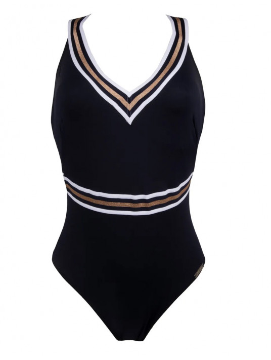 Lise charmel dark blue Swimsuit ENERGIE NAUTIQUE
